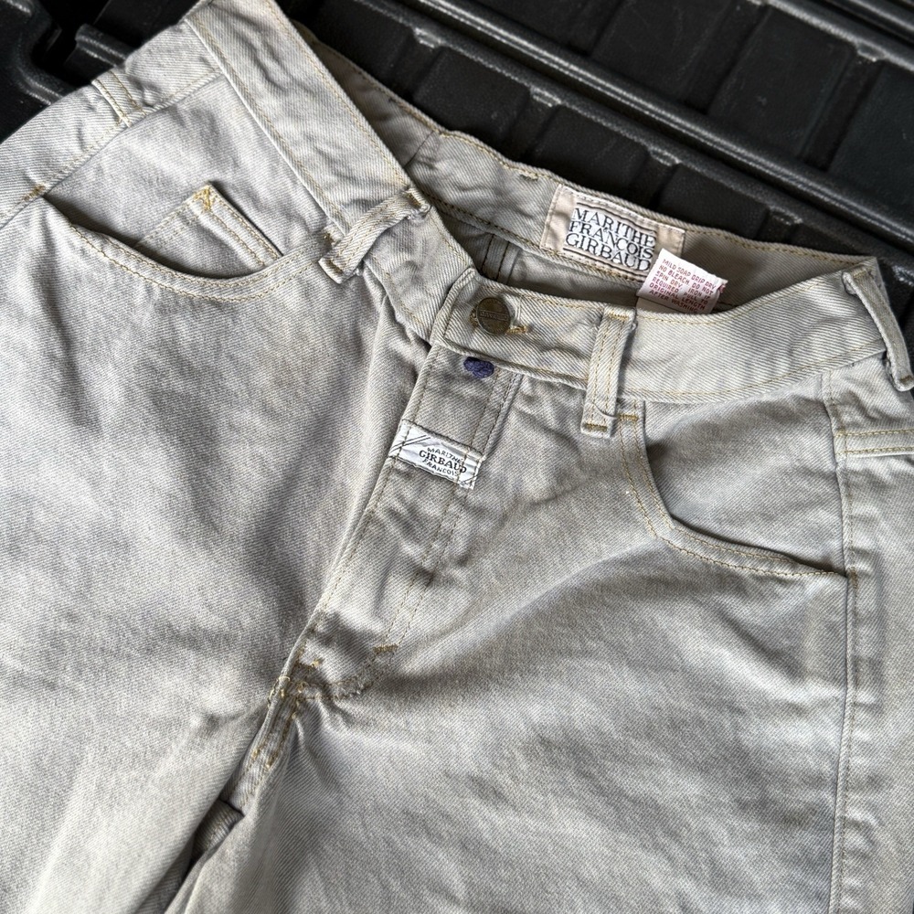 Vintage Marithe Francois Girbaud Jeans Womens 9/10 Grey Faded Mom Jeans USA Made
